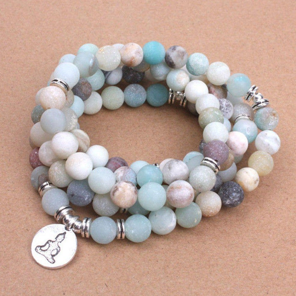 Bracelet Mala 108 Perles Bouddha