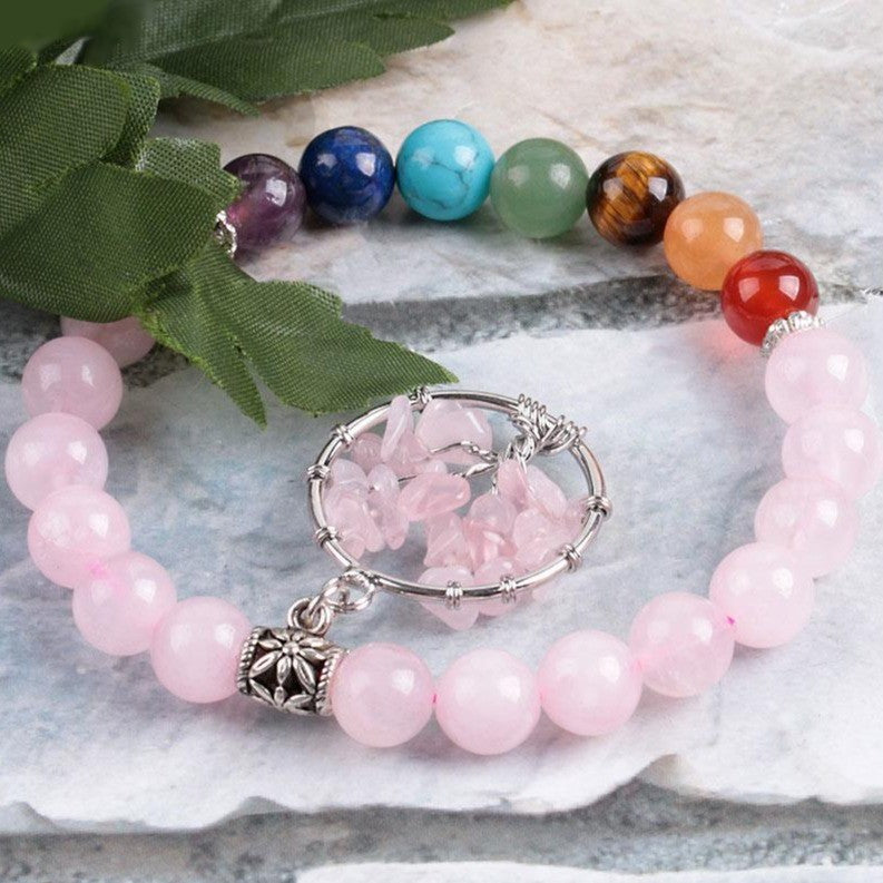 Bracelet Arbre De Vie Pierre 7 chakra