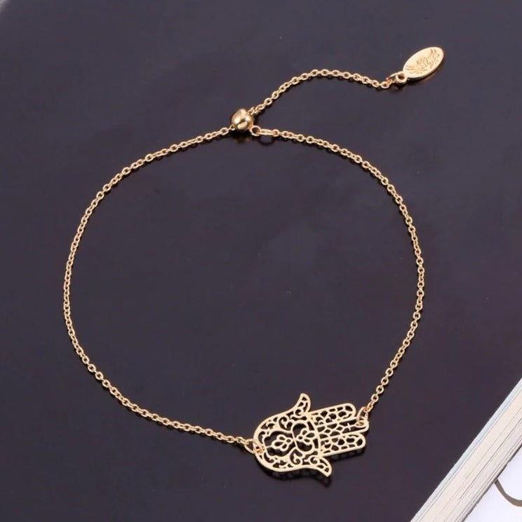 Bracelet Main De Fatma Or