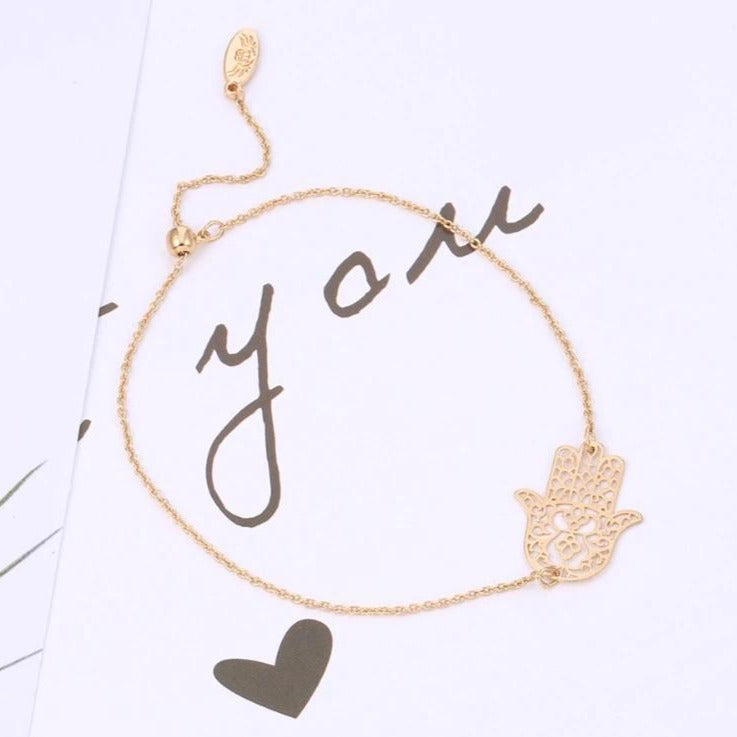 Bracelet Main De Fatma Or