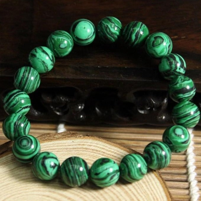 Bracelet En Malachite