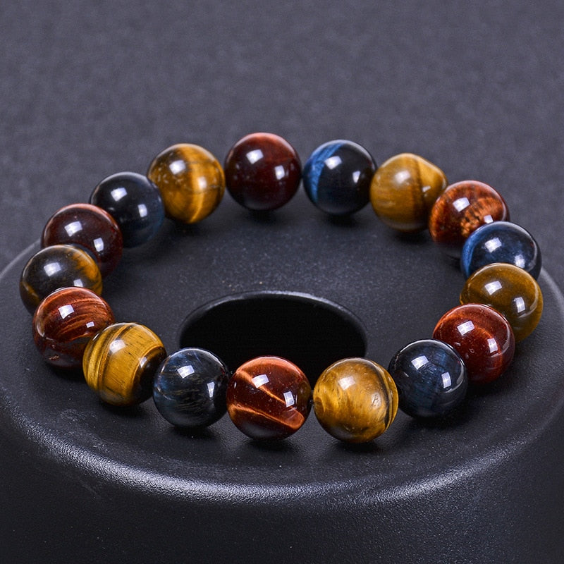 Bracelet Oeil De Tigre (Triple Protection)