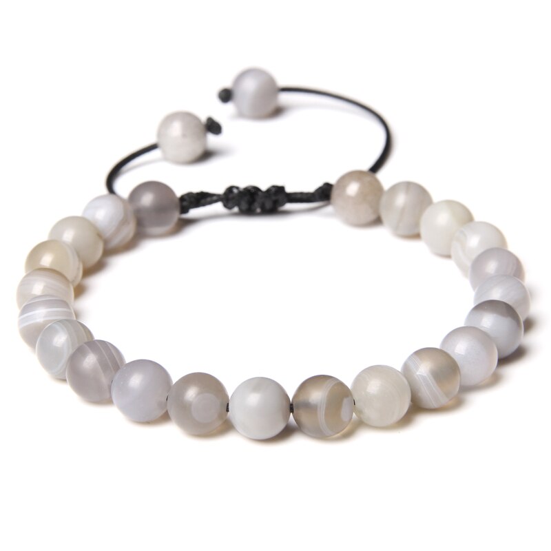 Bracelet Labradorite Grise