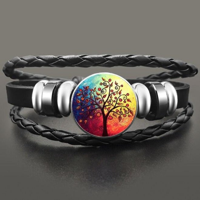 Bracelet Arbre De Vie Cuir