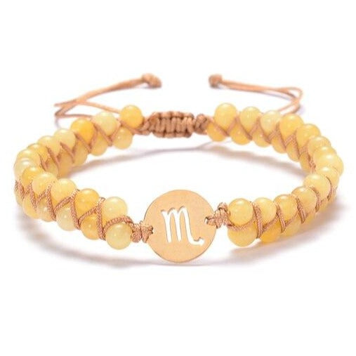 Bracelet Pierre Naturelle Signe Astrologique Scorpion
