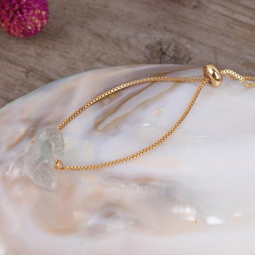 Bracelet Pour Femme En Pierre De Fluorite