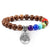 Bracelet 7 Chakras Avec Arbre De Vie Hayley,  bracelet tibétain 7 chakras