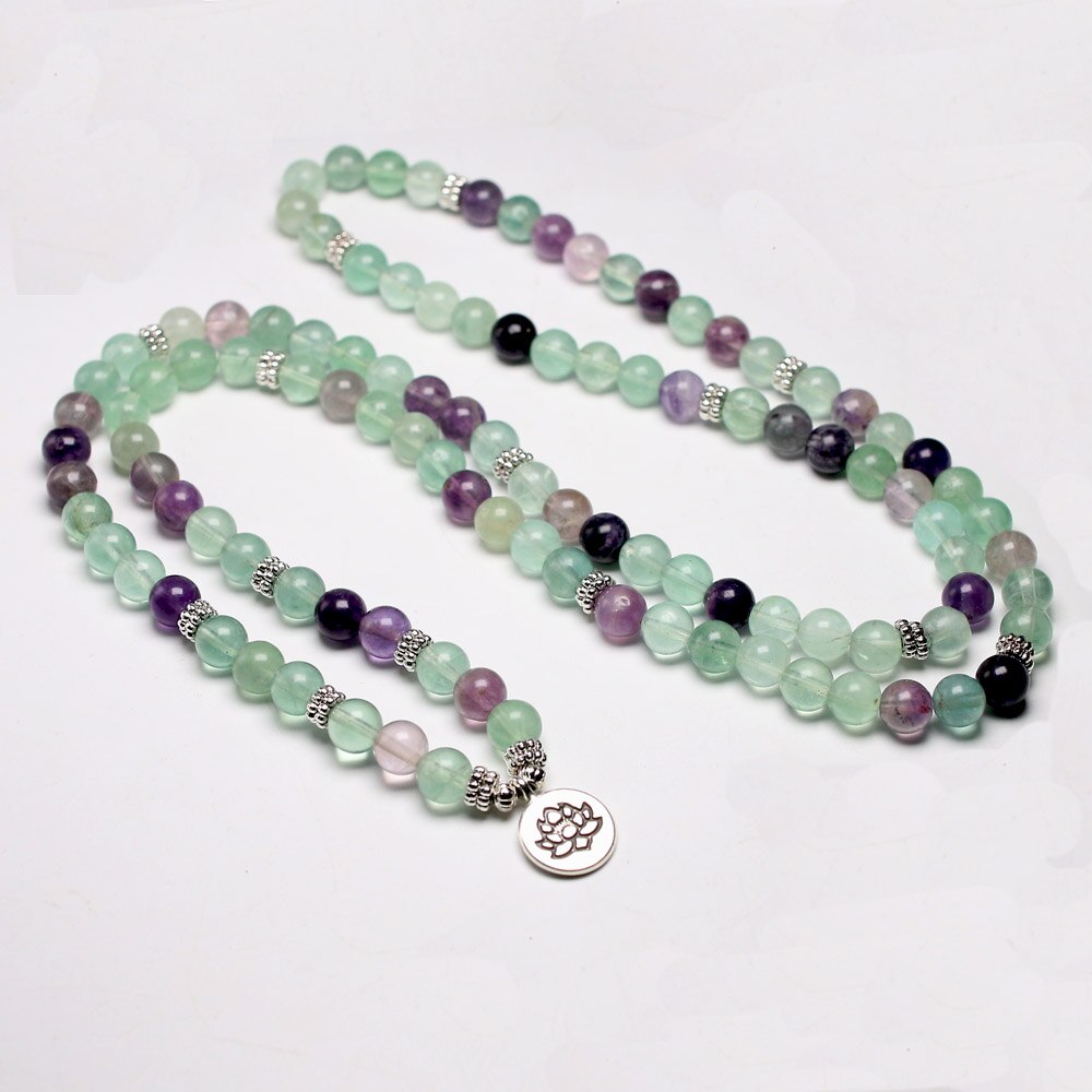 Bracelet Mala Fluorite