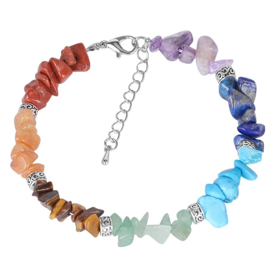 Bracelet 7 Chakras Pierre femme