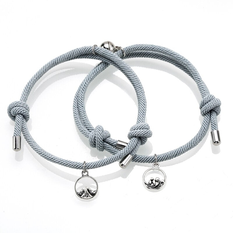 Bracelet Couple Cordon cordage