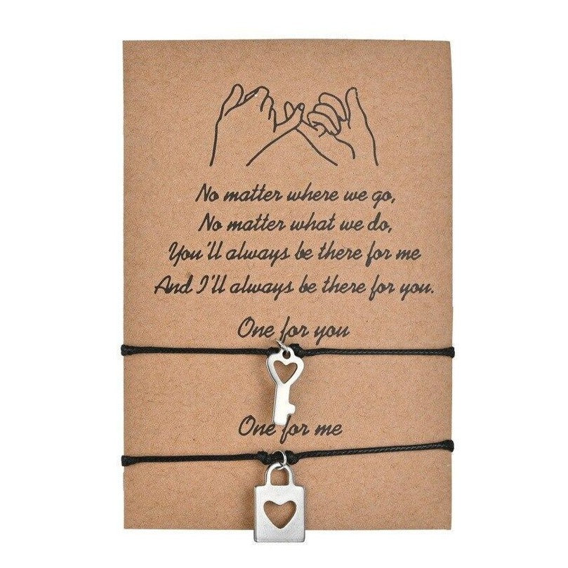 Bracelet Couple Clé