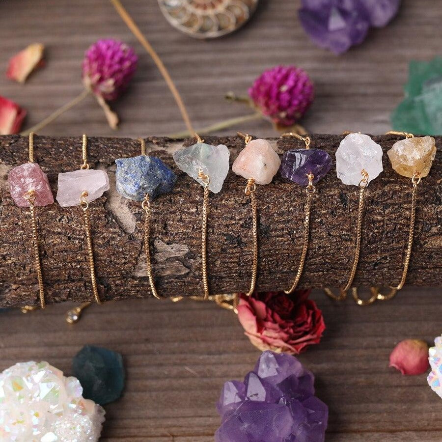 Bracelet Femme En Pierre De Quartz