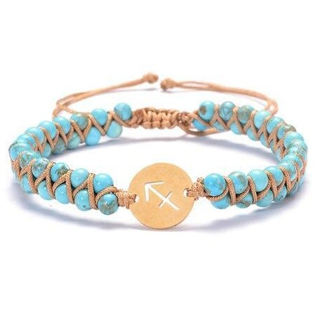 Bracelet Pierre Naturelle Signe Astrologique Sagittaire