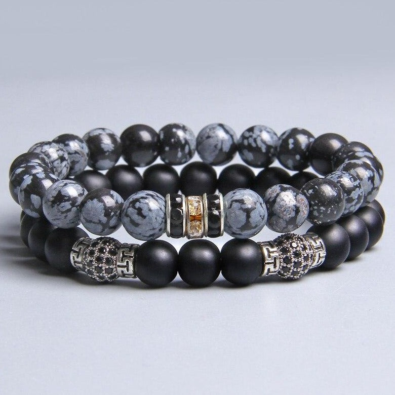 Bracelet Pour Homme Tendance (En Perles)