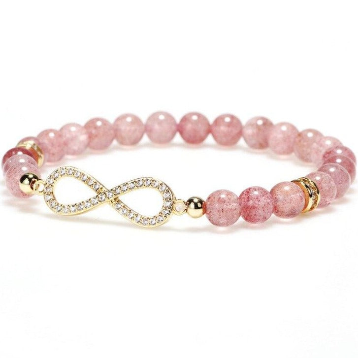 Bracelet Infini Rose Femme