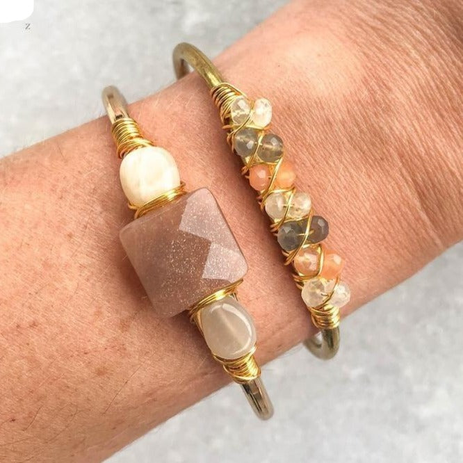 Bracelet De Lune vraie pierre