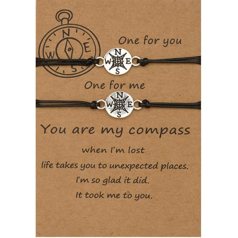 Bracelet Pour Couple boussole