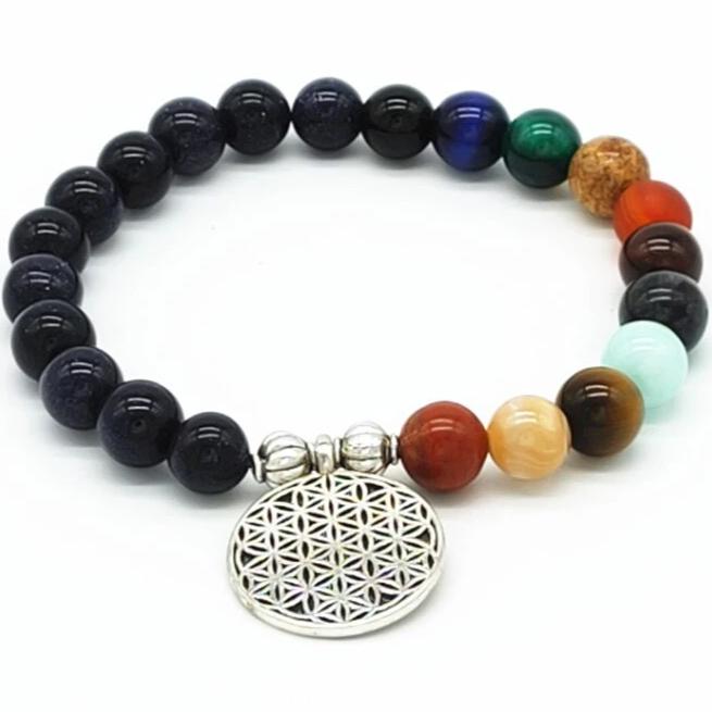 Bracelet 12 Constellations Lotus fleur de vie