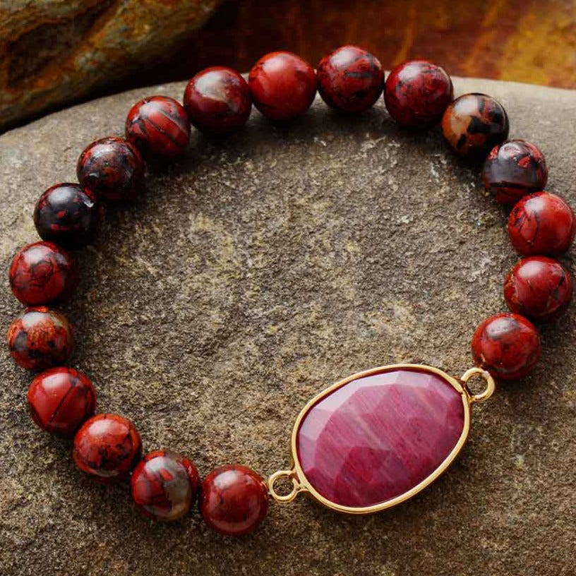 Jaspe Rouge Bracelet