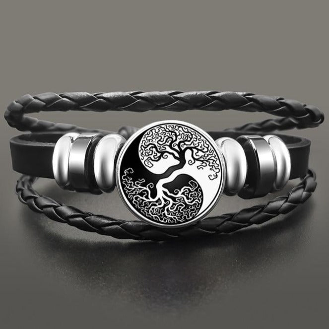 Bracelet Arbre De Vie Cuir