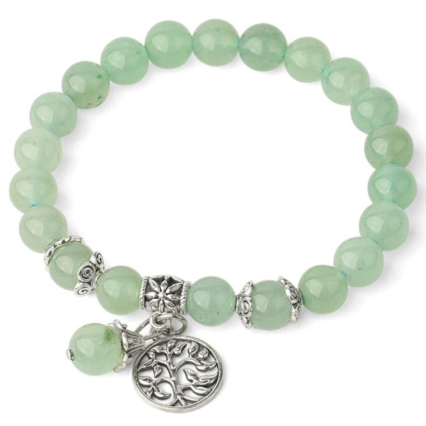 Bracelet Arbre De Vie En Perles Naturelles