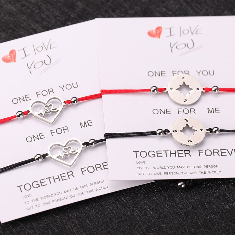 Bracelet De Couple coeur