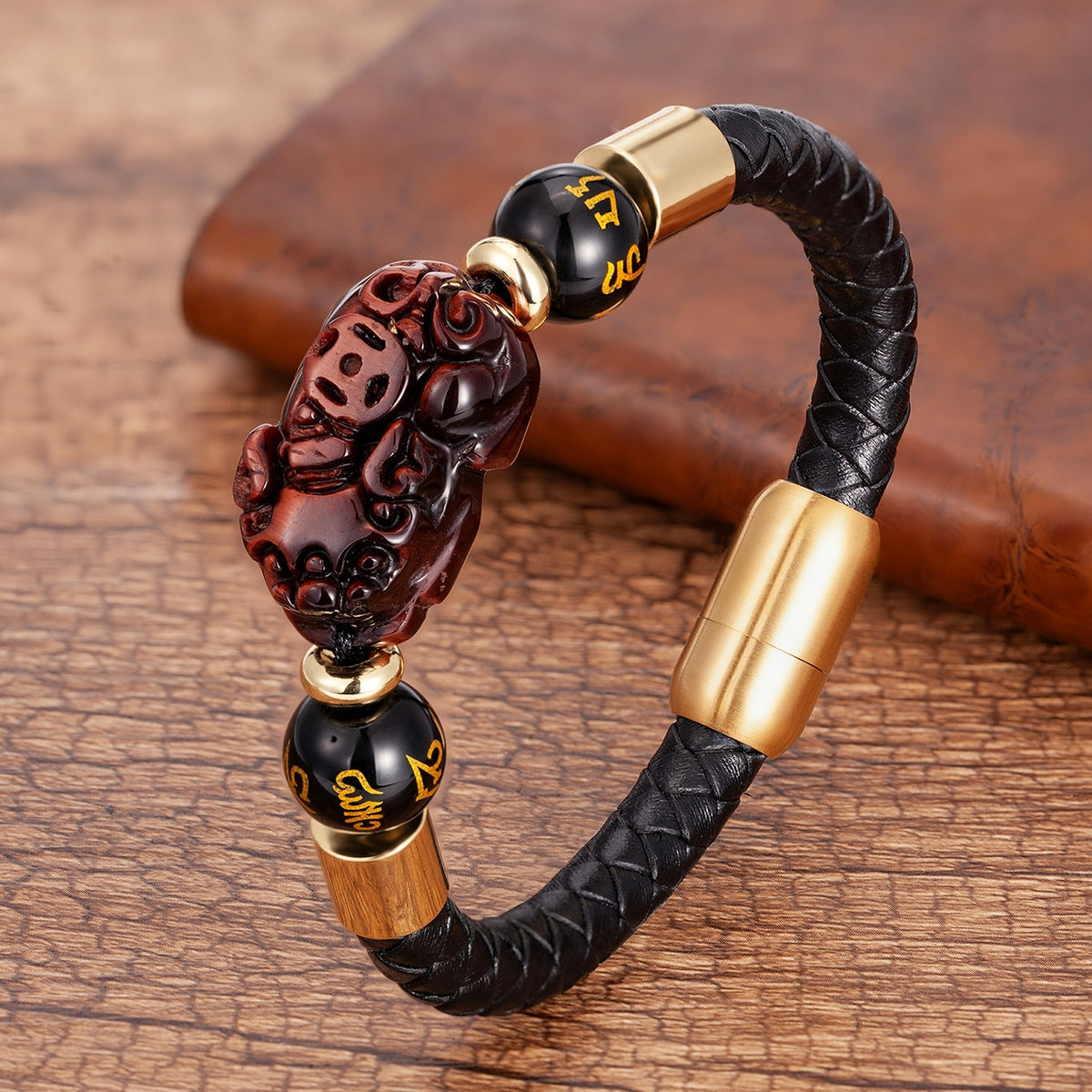 Bracelet De Richesse Feng Shui obsidienne noire