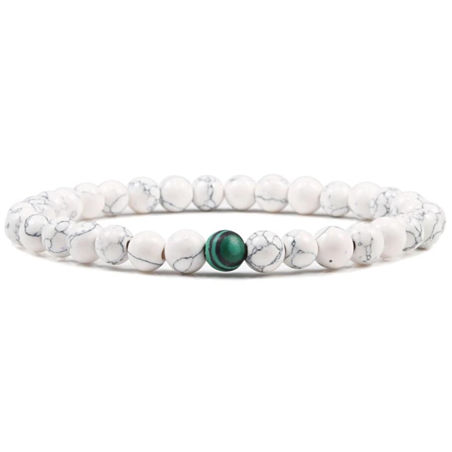 Bracelet Malachite Homme