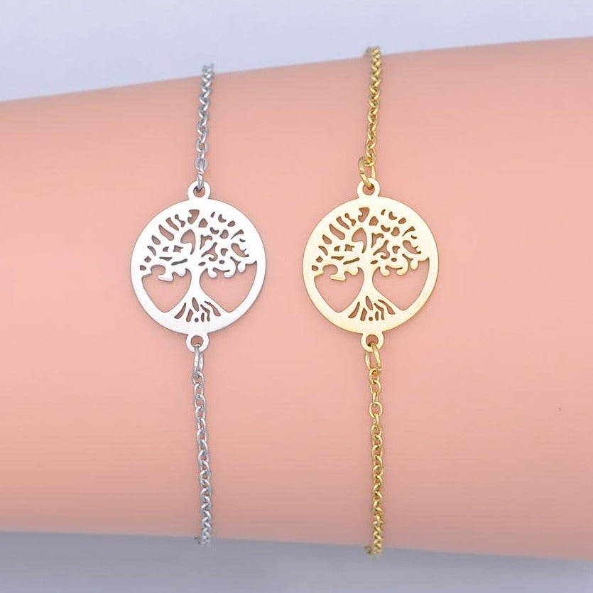Bracelet Arbre De Vie Acier