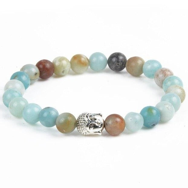 Bracelet Bouddhiste Bleu Turquoise