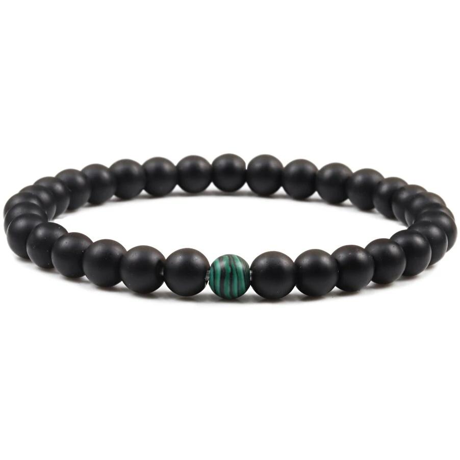 Bracelet Malachite Homme