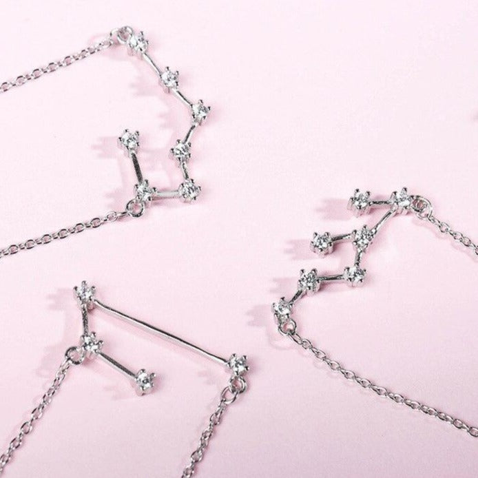 Bracelet Signe Astrologique Constellation Taureau argent