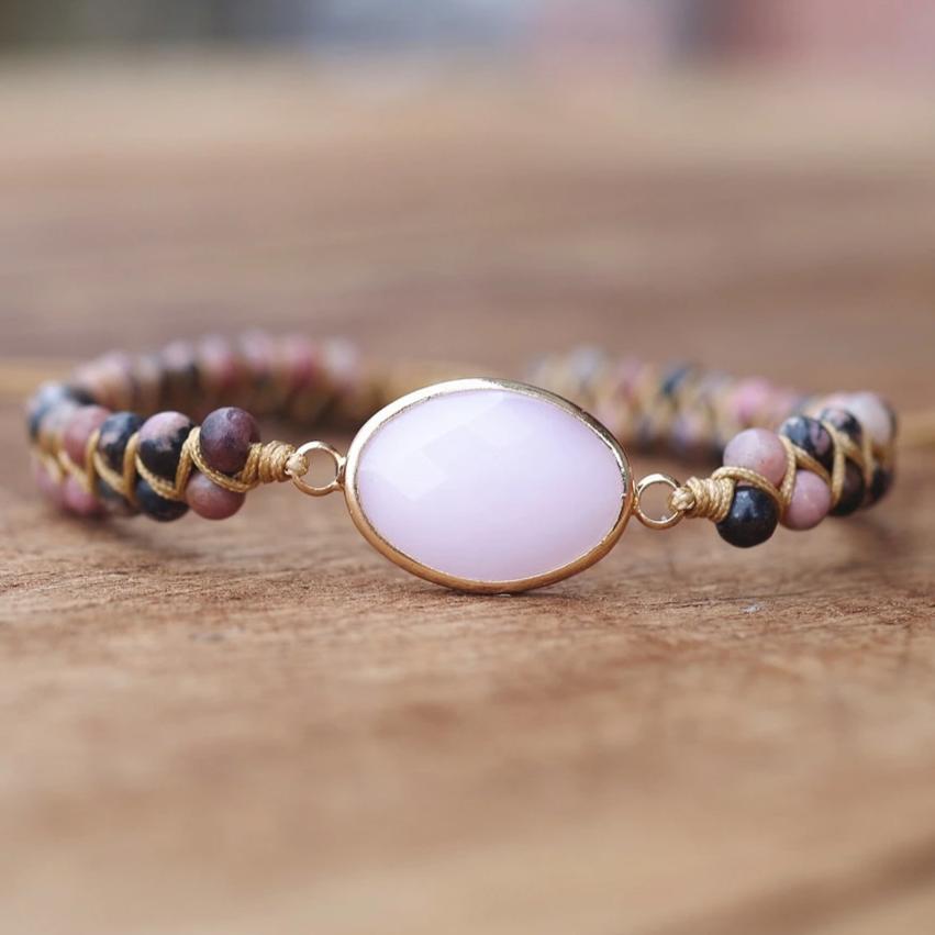 Bracelet En Rhodonite