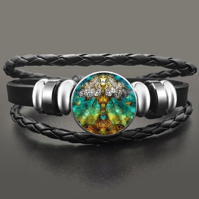 Bracelet Arbre De Vie Cuir