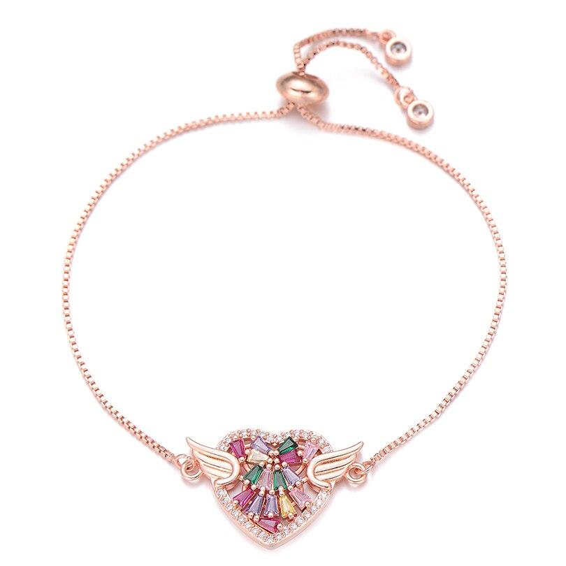 Bracelet Cœur Clémence (Pierres incrustées)