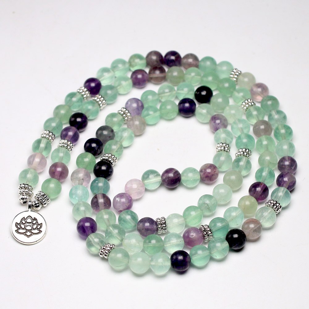 Bracelet Mala Fluorite
