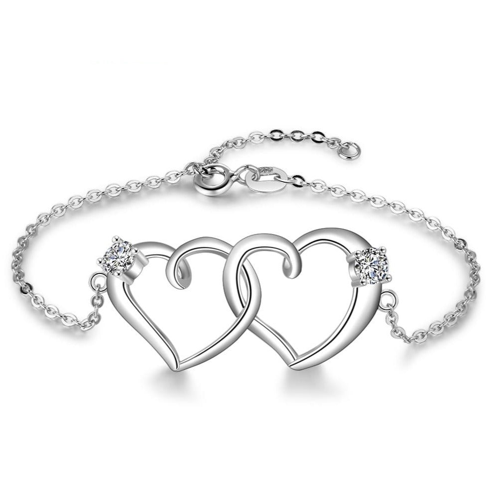 Bracelet Cœur Entrelacé