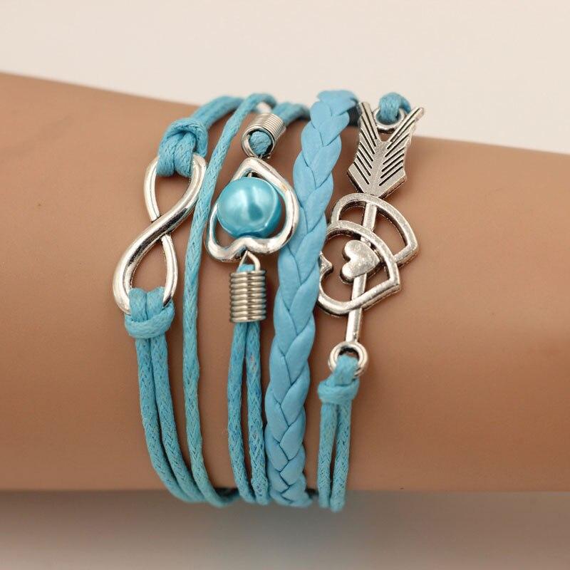 Bracelet Infini Cordon Beatrice (Chaine De Corde) /  bracelet infini ceramique