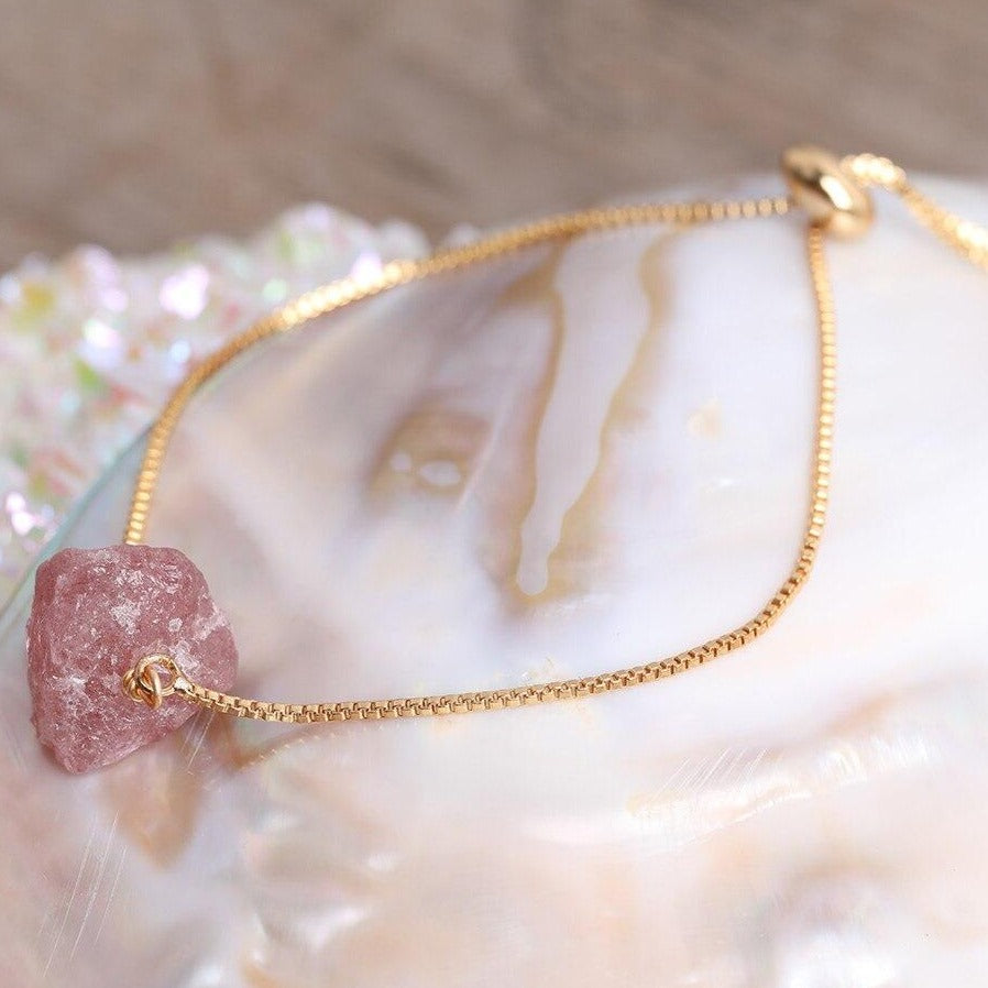 Bracelet Femme En Pierre De Quartz