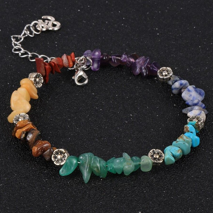 Bracelet Pierre 7 Chakras Véritable
