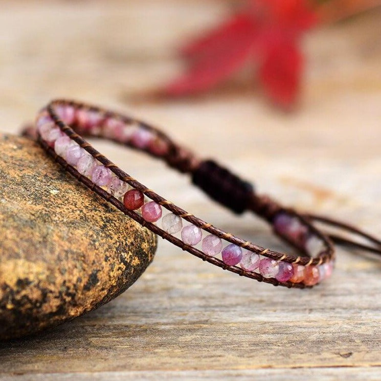 Tourmaline Rose Bracelet