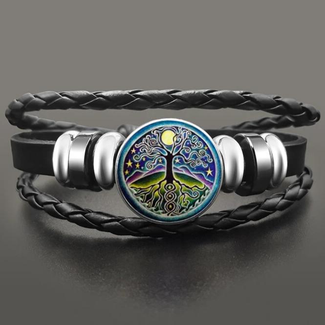 Bracelet Arbre De Vie Cuir