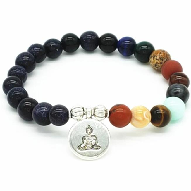 Bracelet 12 Constellations Bouddha