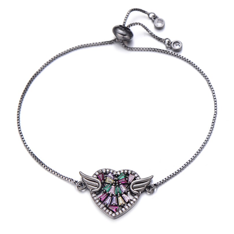 Bracelet Cœur Constance (Pierres incrustées)