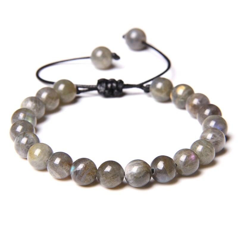 Bracelet Labradorite Grise