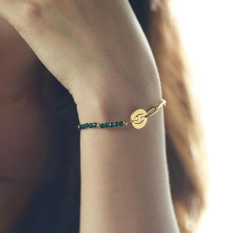 Bracelet Signe Astrologique Couleur Or Pas cher