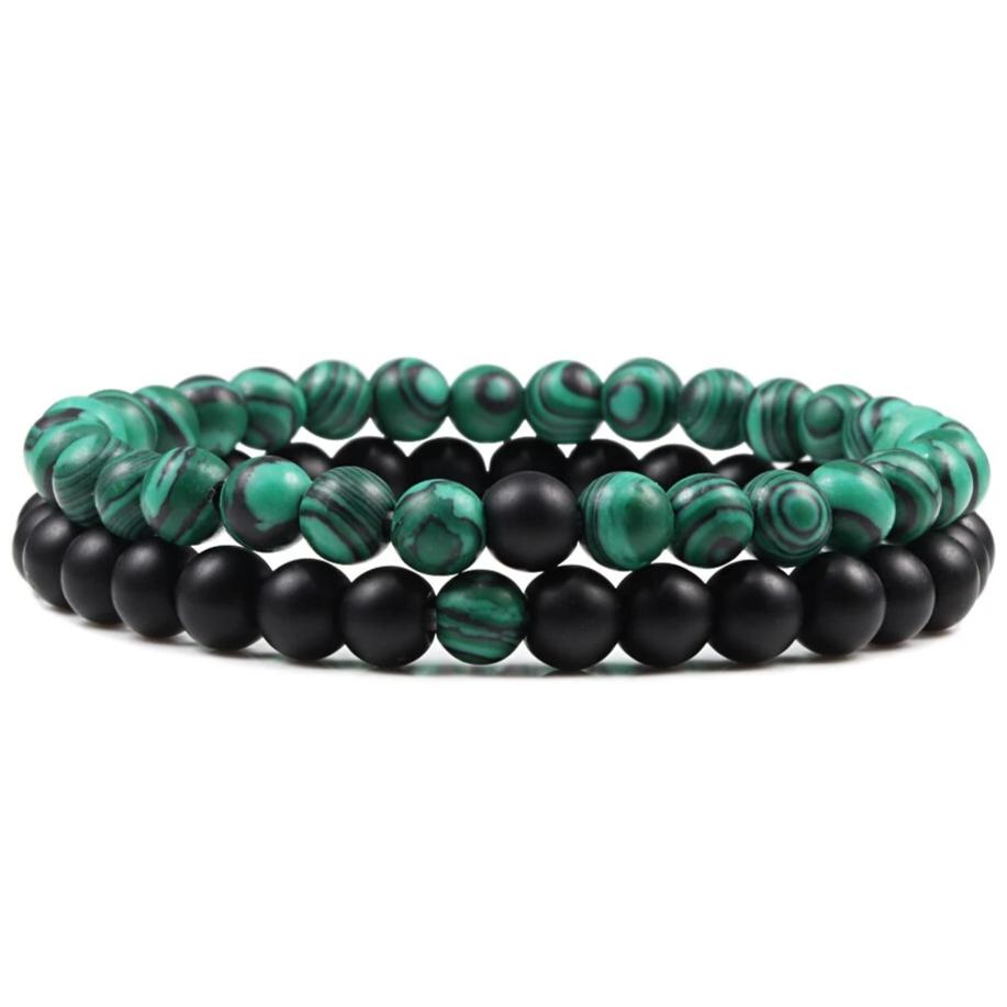 Bracelet Malachite Homme