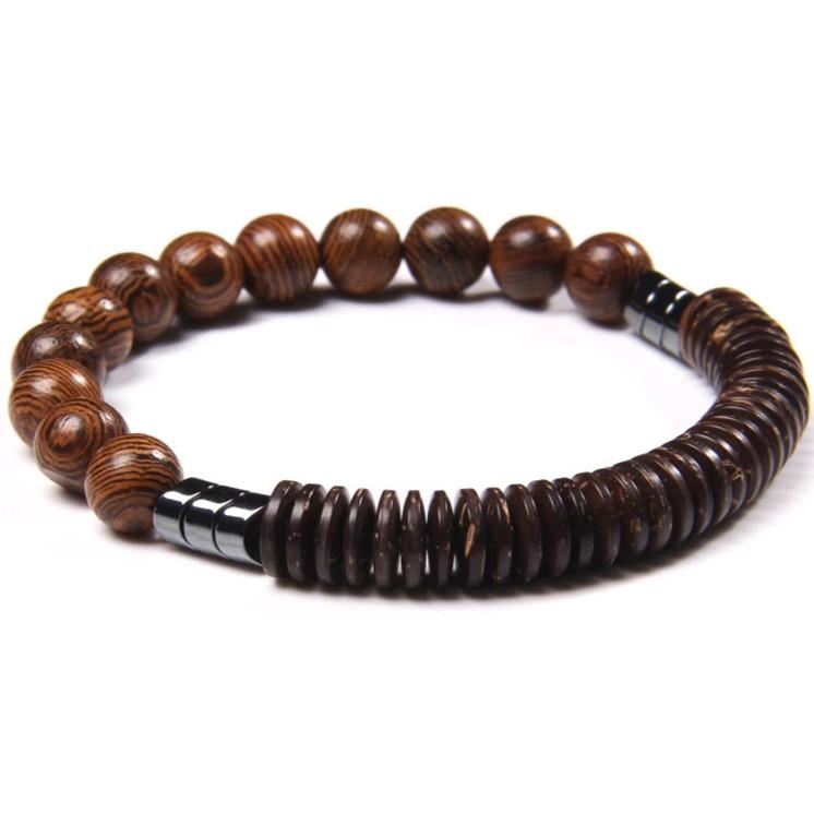 Bracelet Pour Homme En Perles Naturelles