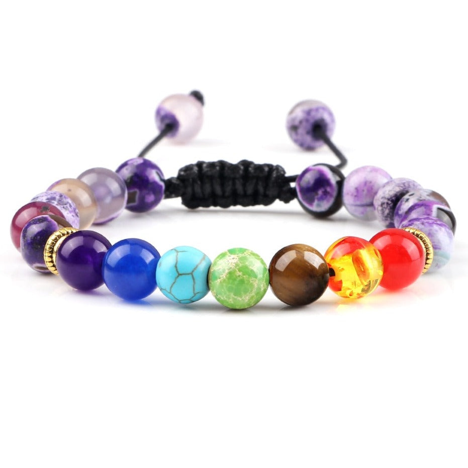 Bracelet Shamballa 7 Chakras En Perles Kora,  dormir avec bracelet 7 chakras