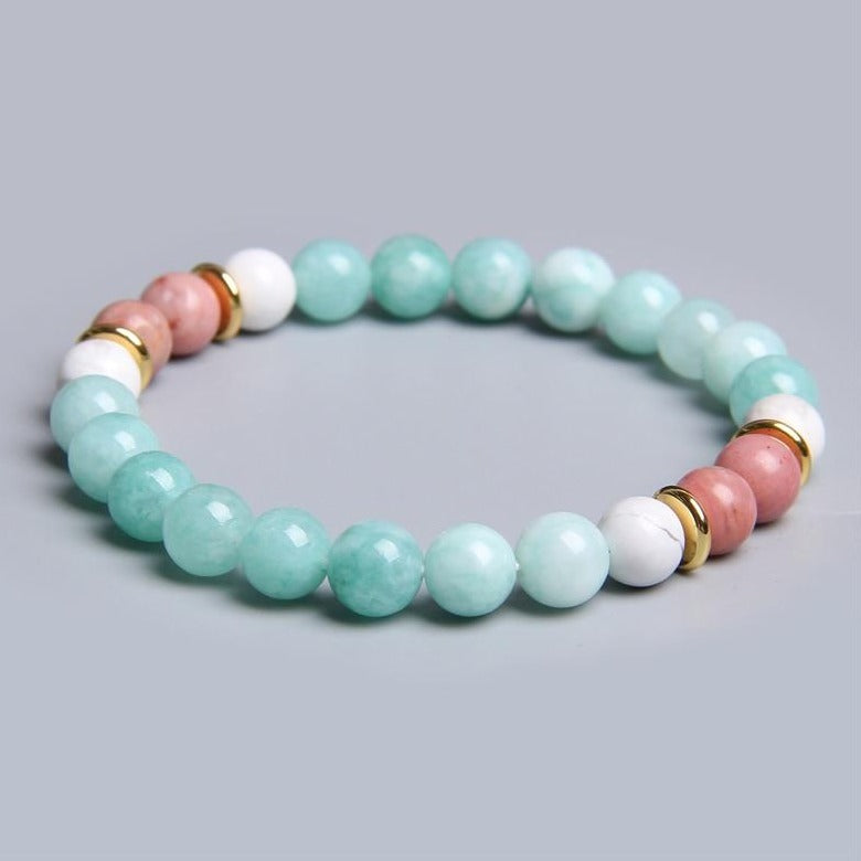 Bracelet Apaisant En Amazonite Naturelle